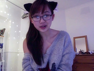 Horny XXX nippon Tokyo chick strips on cam for your pleasure