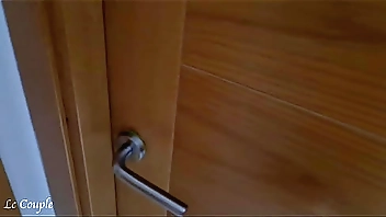 Friend visiting his friend's wife after he has left from home and making a POV video